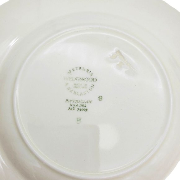 Wedgwood Patrician Bread Dessert Plates Set 2x Ivory England Etruria 6.5" - Picture 4 of 6